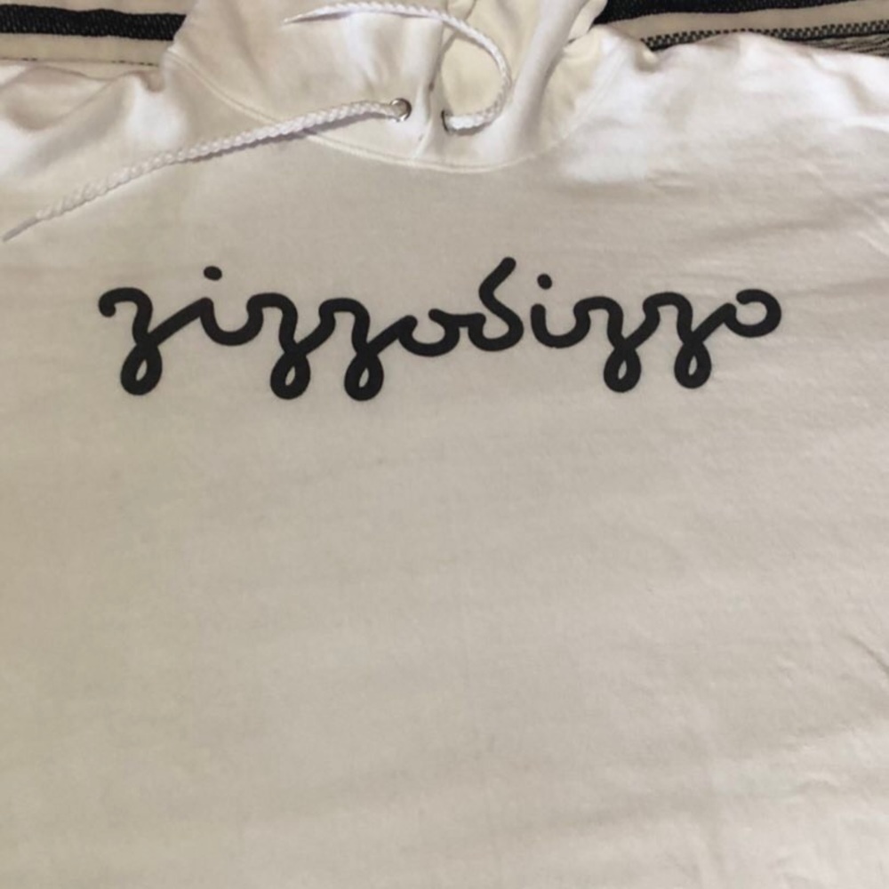 White Hoodie Psychic White by ZizzoDizzo M L
